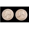 Image 1 : 1936-P and D Washington Quarters Full Rim and Date