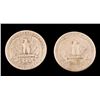 Image 2 : 1936-P and D Washington Quarters Full Rim and Date