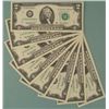 Image 1 : 8 Consec # CU 2003 A $2 Bills Notes G Mint Chicago