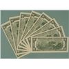Image 2 : 8 Consec # CU 2003 A $2 Bills Notes G Mint Chicago