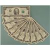 Image 1 : (10) 1976 $2 Bills Notes F Mint Mark Atlanta