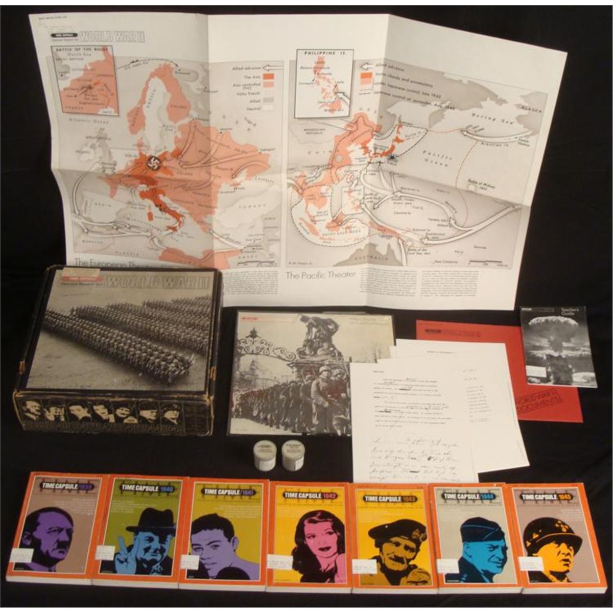 LIFE Time Capsule WWII History Class Set Record, Books
