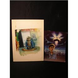 E.T. (1982) Hand painted Preproduction Artwork