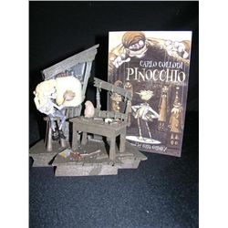 Pinocchio Geppetto's Workshop Boxed Statue