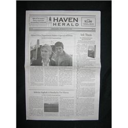 Haven Screen Used Newspaper