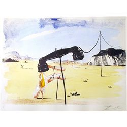 SALVADOR DALI FAMOUS MELTING TELEPHONE SIGNED LTD ED