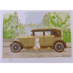 DELAHAYE AUTO CAR ART COLORFUL ONLY $25