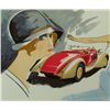 Image 2 : DELAGE LITHOGRAPH COLORFUL HAND SIGNED SALE