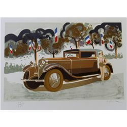 ONLY $25 LIQUIDATION SALE COLORED LTD ED CAR ART