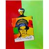Image 1 : PRINCESS DIANA WARHOL COLORFUL CANVAS STYLE PAINTING ORIGINAL