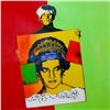 Image 2 : PRINCESS DIANA WARHOL COLORFUL CANVAS STYLE PAINTING ORIGINAL