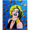 Image 1 : MARILYN MONROE CANVAS POP WARHOL STYLE PAINTING