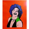 Image 1 : ONLY $100 ORIGINAL ARTWORK MARILYN MONROE WARHOL STYLE CANVAS POP COLORFUL SALE