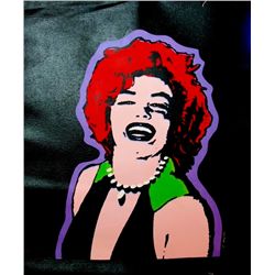 DRAMATIC COLORFUL POP STYLE MARILYN MONROE PAINTING