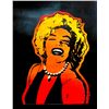 Image 1 : DRAMATIC COLORFUL POP STYLE MARILYN MONROE PAINTING