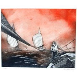SAILING GEYGAN LIMITED EDITION ETCHING WHOLESALE