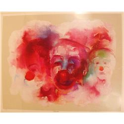 ABSTRACT CLOWNS COLORFUL ONLY $75 DEALER SALE