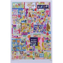 COLORFUL CONTEMPORARY SIGNED LIMITED EDITION ABSTRACT ART