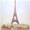 Image 2 : EIFFEL TOWER COLORFUL LITHOGRAPH SIGNED LTD ED SALE