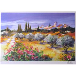 LANDSCAPE COLORFUL LTD ED LIQUIDATION SIGNED