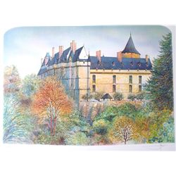 EUROPEAN CASTLE COLORFUL SIGNED LTD ED SALE