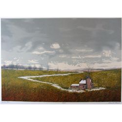 SPRING RAIN MIDWEST TRADITIONAL ART SCENE $50