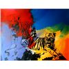 Image 1 : POP CANVAS TIGERS ORIGINAL ARTWORK SIGNED HUGE SALE