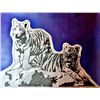 Image 1 : COLORFUL POP ART CANVAS ORIGINAL TIGERS ART SALE ONLY $100