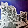 Image 2 : COLORFUL POP ART CANVAS ORIGINAL TIGERS ART SALE ONLY $100