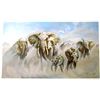 Image 1 : ELEPHANTS REALISTIC LTD ED LITHO RARE DEALER WHOLESALE