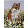 Image 1 : HARRIS FOX PLATE SIGNED LITHOGRAPH REALISTIC ART