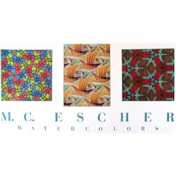 M.C. ESCHER 3 IMAGES RARE FINE ART PRINT SALE