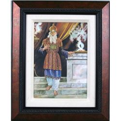 AARON THE PRIEST PASTOR GIFT FRAMED CANVAS SALE
