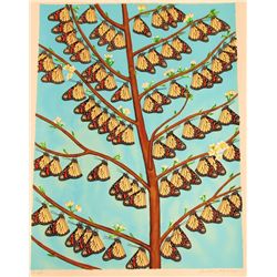 BUTTERFLY FAMILY AVENUE SIGNED LIMITED EDITION