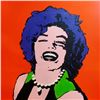Image 2 : ONLY $100 ORIGINAL ARTWORK MARILYN MONROE WARHOL STYLE CANVAS POP COLORFUL SALE