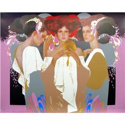 ART DECO GOLD MIRROR FELIX MAS LTD ED ONLY $100 SALE