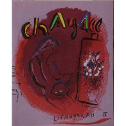 CHAGALL CLASSIC COLORFUL ORIGINAL LITHOGRAPH RARE SALE