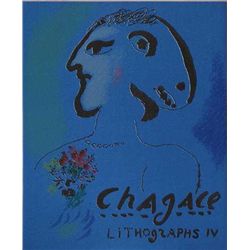 VIBRANT MARC CHAGALL ORIGINAL COLORED LITHOGRAPH