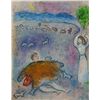 Image 1 : DANCER MARC CHAGALL FANTASTIC ORIGINAL LITHOGRAPH COLORFUL