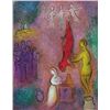 Image 1 : BIBLICAL ART MARC CHAGALL COLORFUL LITHO THE SACRIFICE