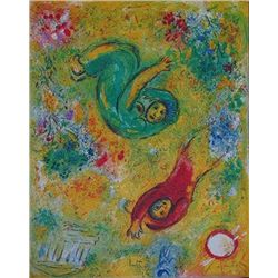 COLORFUL MARC CHAGALL RARE LITHOGRAPH LIQUIDATION SALE