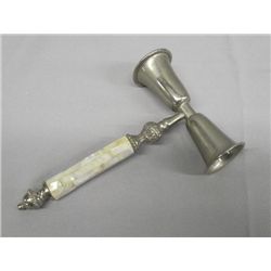 Estate Candle Snuffer Mother Of Pearl Handle