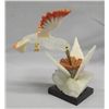 Image 1 : Peruvian Natural Gemstone Hummingbird Sculpture
