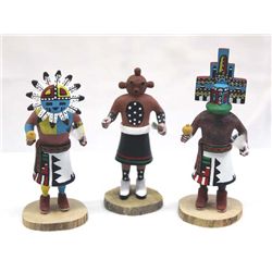 3 Hopi Miniature Kachinas - Nelson