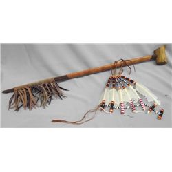 Plains Indian Wooden Pipe