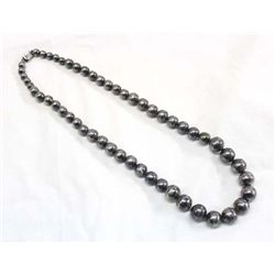 Old Mexico Bench Made Sterling Bead Necklace