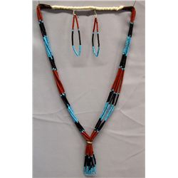 Santo Domingo 6 Strand Necklace & Earrings