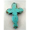 Image 3 : Turquoise Howlite Cross Pendant