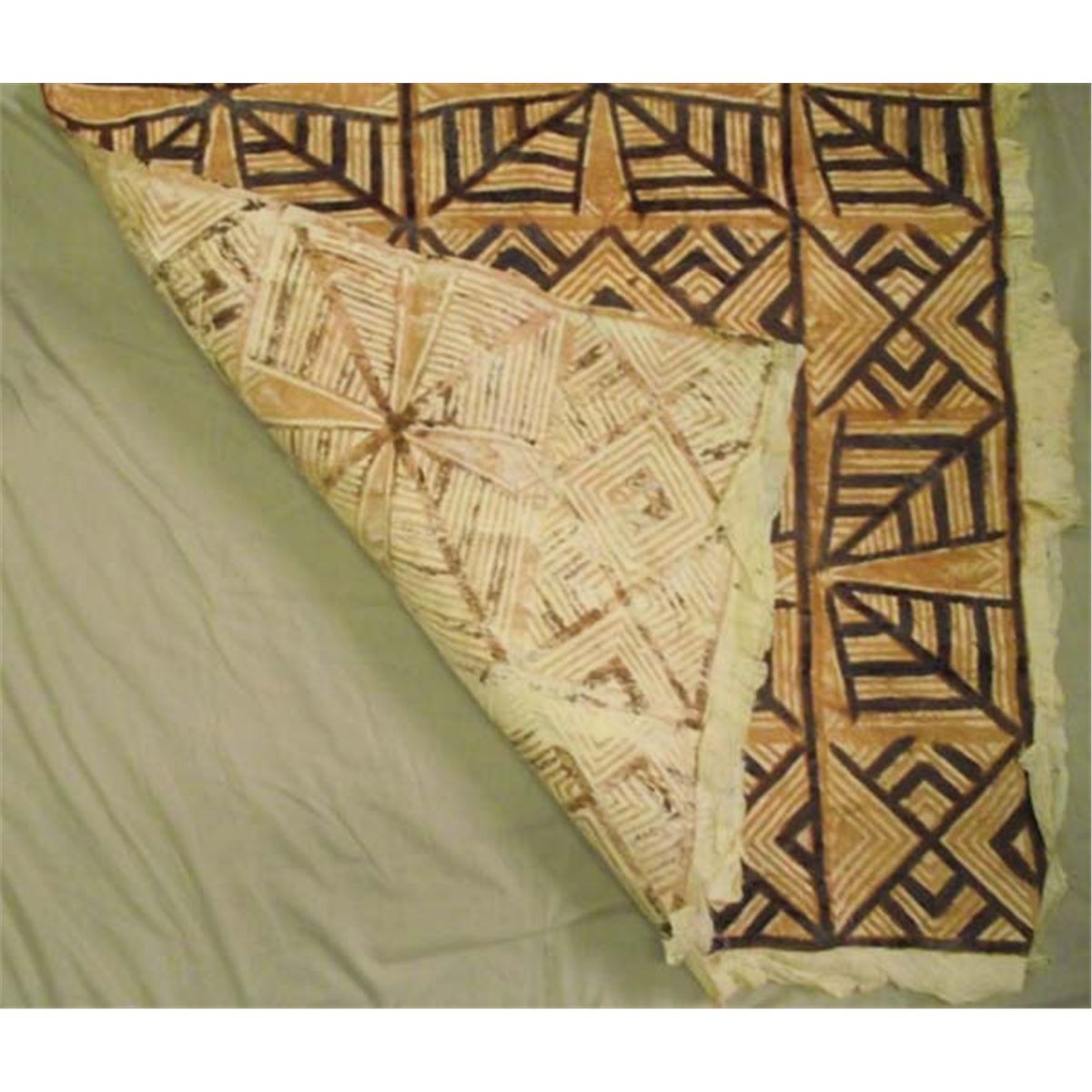3 Polynesian Tapa Bark Cloth Art
