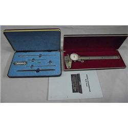 Pair Central Tool Co. Micrometer & Dial Caliper